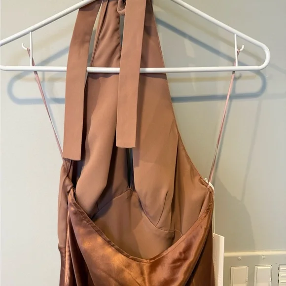 NWT Reformation Backless Dress in Mauve pink - Picture 7 of 8